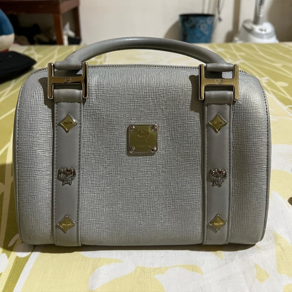 MCM Small Boston Bag